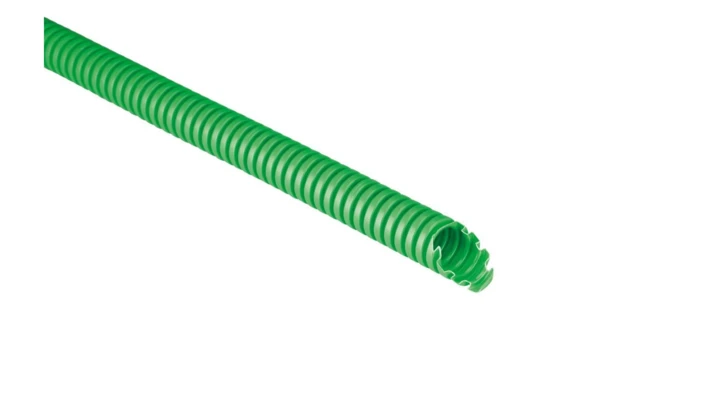 Rura karbowana 750N zielona samogasnąca PV UV fi 25/19 ECTC1525VE /50m/