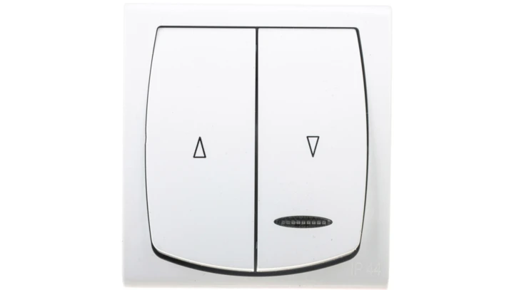 MADERA Łącznik hermetyczny żaluzjowy z podświetleniem IP44 biały ŁNH-7NS/00