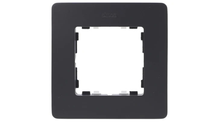 Simon Detail 82 Ramka pojedyncza Detail ORIGINAL-air GRAFIT / podstawa Biała 8200610-038