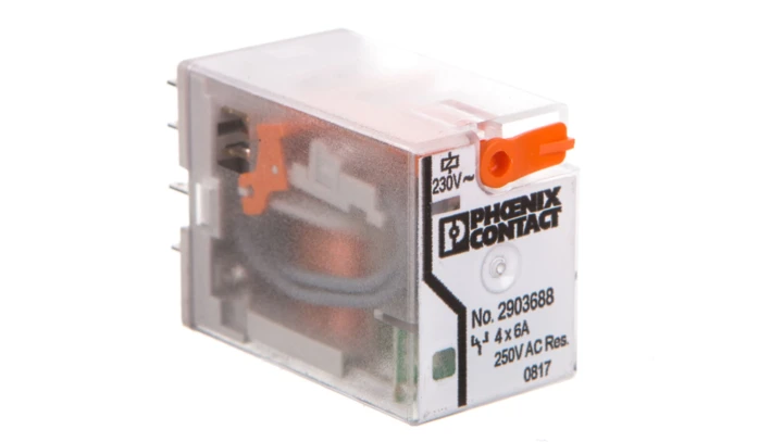 Przekaźnik osobny 4P 6A 230V AC REL-IR4/L-230AC/4X21 2903688 /10szt./