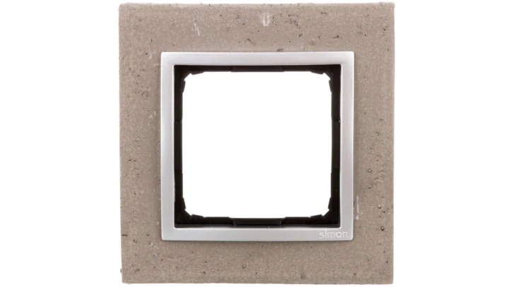 Simon 54 Nature Ramka pojedyncza beton - MOKRA ROBOTA DRN1/96