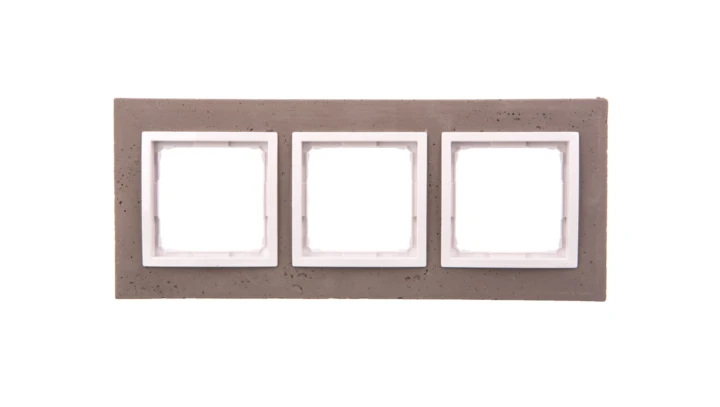Simon 54 Nature Ramka potrójna beton - LA STRYKO DRN3/95