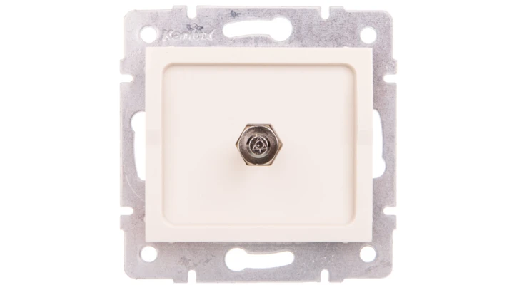 LOGI Gniazdo ekwipotencjalne Kremowy 25175