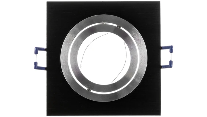 Sufitowa oprawa punktowa MORENA, IP20, kwadrat, czarna