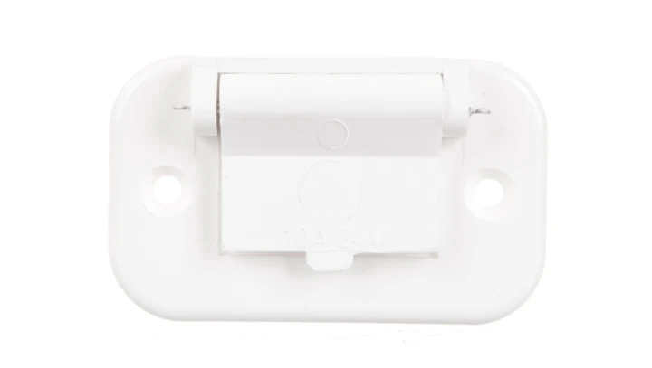 Gniazdo kątowe 24V z płaskimi bolcami 10A 2P IP44 bryzgoszczelna 96-00009\P01