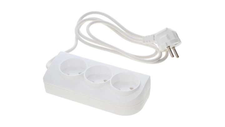 Przedłużacz ECONOMIC 3-gniazda b/u 1,5m /H05VV-F 2x1/ EPS-31,5