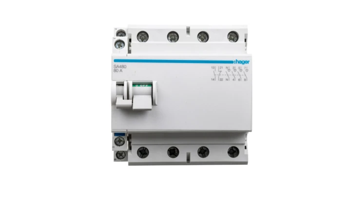 Rozłącznik modułowy 80A 4P (możliwy wyzwalacz) SA480
