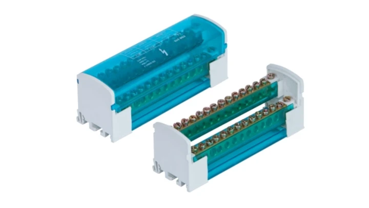 Blok rozdzielczy 125A 500V 2P 15-zaciskowy E.4075