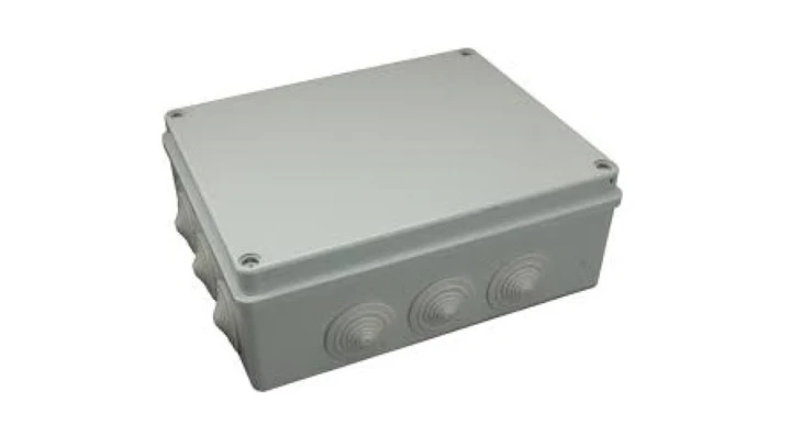 Puszka n/t hermetyczna 240x190x90 12 dławików IP55 szara S-BOX 506