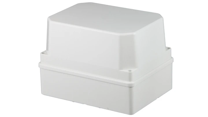 Puszka n/t hermetyczna 190x140x140 10 dławików wysoka IP55 szara S-BOX 406H