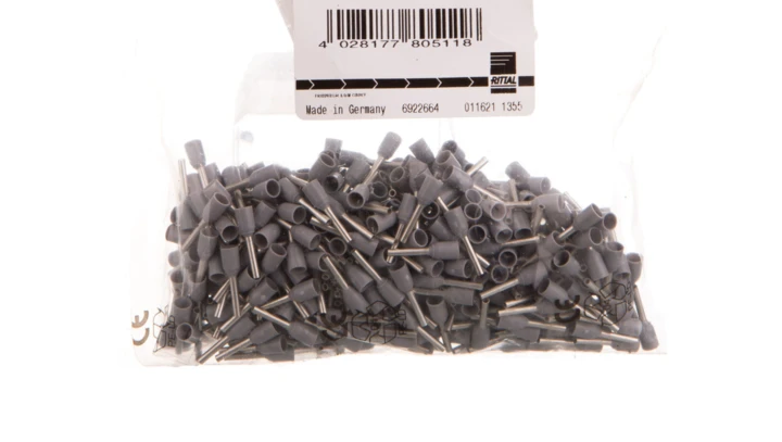 Tulejki izolowane na rolce 0,75mm2 szare 500szt. 4050.743