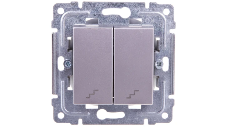 DANTE Łącznik schodowy podwójny inox 454119