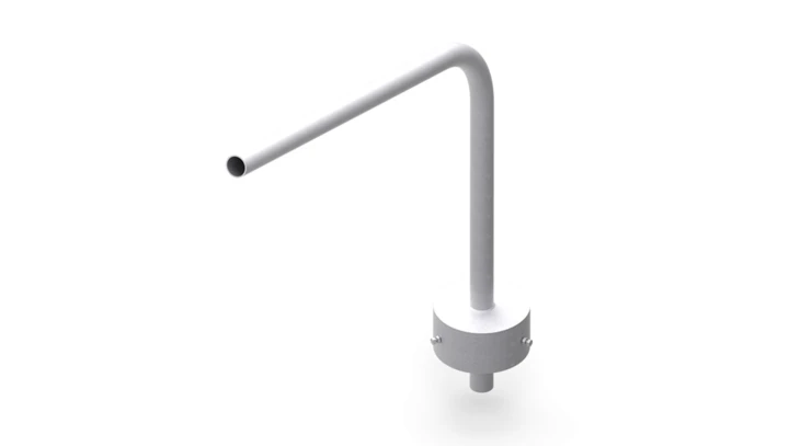 OG Wysięgnik lampowy na słup żerdziowy fi 60 mm 110st fi263 40621202