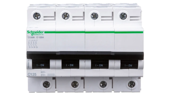 Wyłącznik nadprądowy 4P C 125A 10kA AC C120N A9N18376