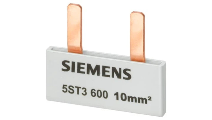 Szyna łączeniowa 1P + styk 10mm2 sztyftowa 6 modułowa pełna izolacja 5ST3604 /10szt./