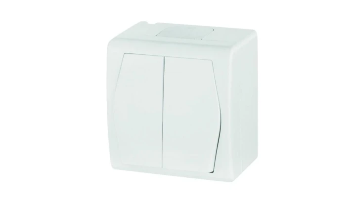 Hermes2 Łącznik hermetyczny świecznikowy 10A IP44 biały 1002-00