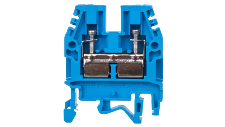 Złączka szynowa 2-przewodowa 4mm2 niebieska EX CBD.4(Ex)i I-CBX24