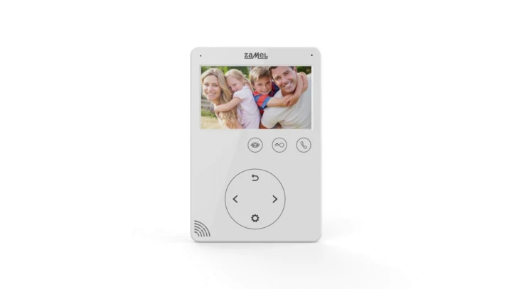 Wideomonitor z dotykowymi przyciskami 4,3 cala biały VP-816W ENT10000406