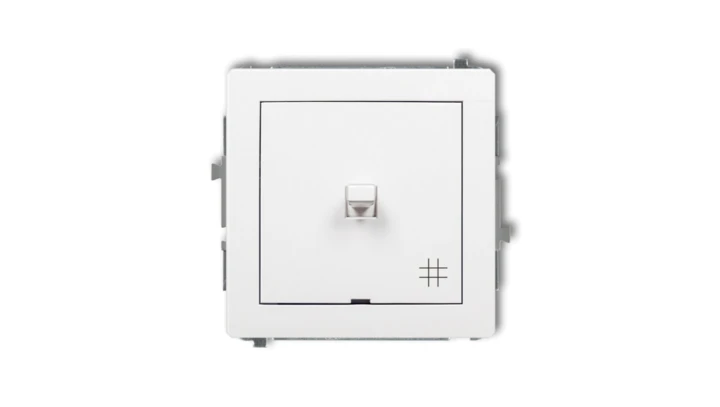 DECO Łącznik krzyżowy w stylu amerykańskim biały DWPUS-6