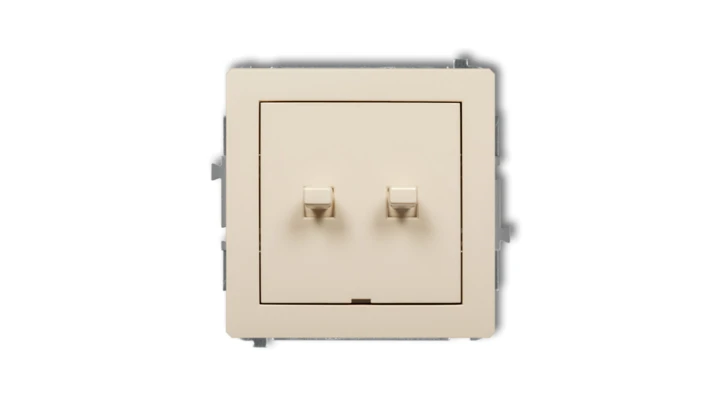 DECO Łącznik świecznikowy w stylu amerykańskim beżowy 1DWPUS-2