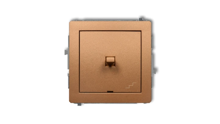 DECO Łącznik schodowy w stylu amerykańskim złoty metalik 8DWPUS-3