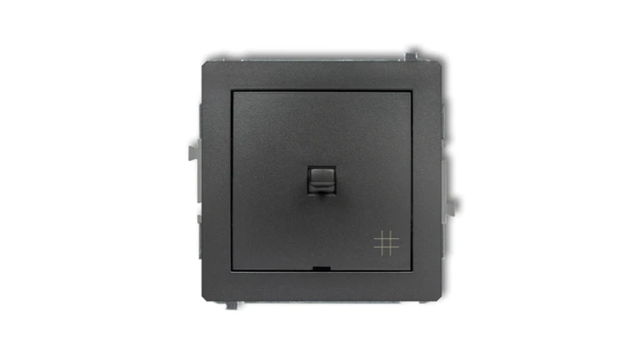 DECO Łącznik krzyżowy w stylu amerykańskim grafitowy 11DWPUS-6