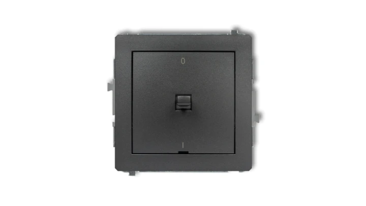 DECO Łącznik dwubiegunowego w stylu amerykańskim grafitowy 11DWPUS-9