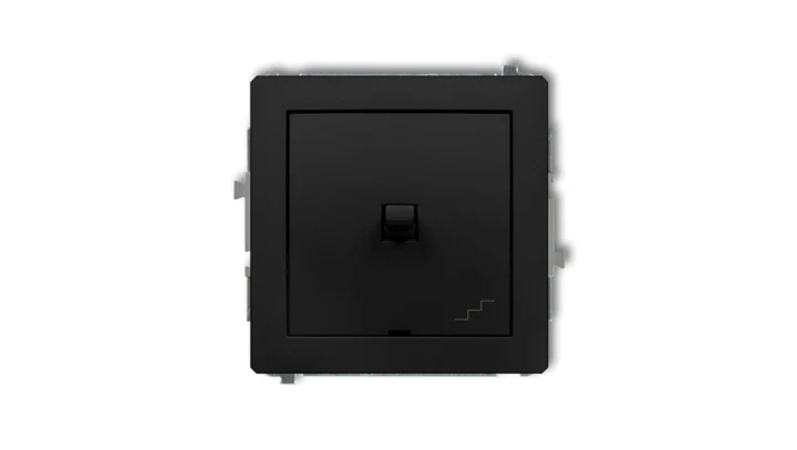 DECO Łącznik schodowy w stylu amerykańskim czarny mat 12DWPUS-3