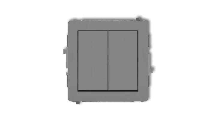 DECO Łącznik świecznikowy szary mat 27DWP-2