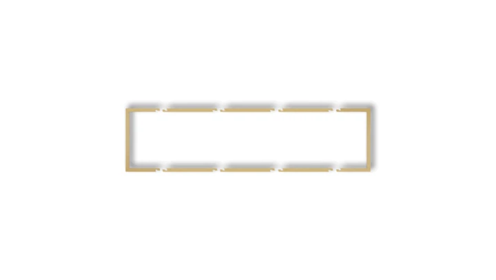 Ramka wypełniająca poczwórna serii DECO złoty 29DRW-4