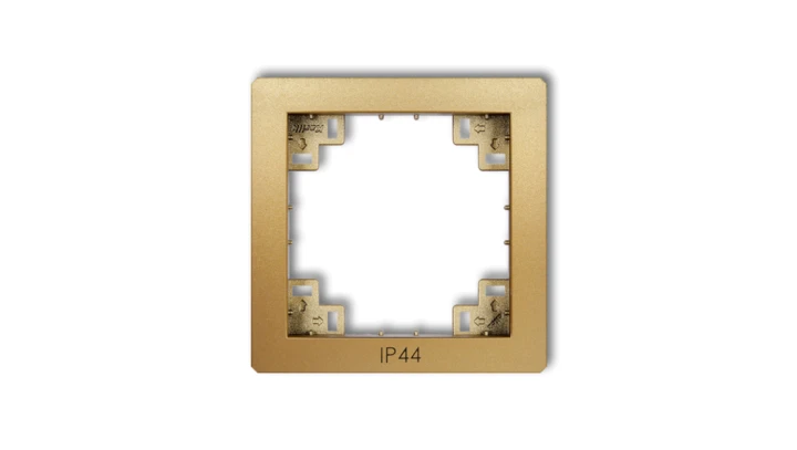 Ramka pośrednia do łączników IP44 złoty 29DRPH