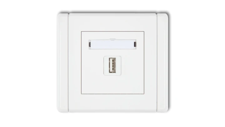 FLEXI Gniazdo pojedyncze USB-AA 3.0 biały FGUSB-5