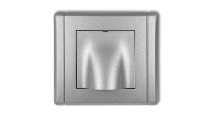 FLEXI Wypust kablowy srebrny metalik 7FWPK