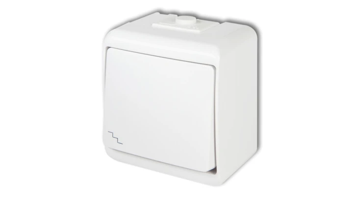 JUNIOR Łącznik schodowy podświetlany biały WHE-3L