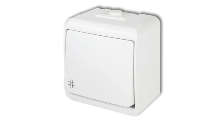 JUNIOR Łącznik krzyżowy podświetlany biały WHE-6L