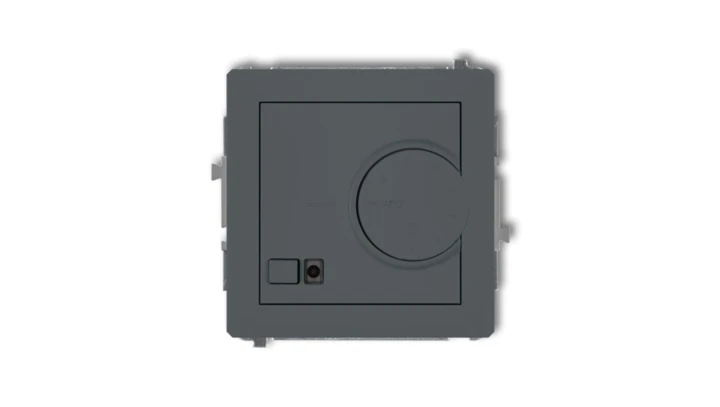 DECO Regulator elektroniczny temperatury z czujnikiem podpodłogowym grafitowy mat 28DRT-1