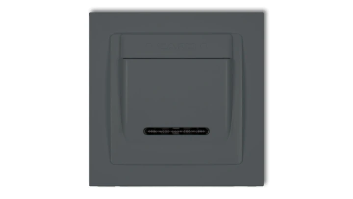 DECO Łącznik hotelowy grafitowy mat 28DSH-1