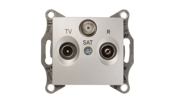 Sedna Gniazdo antenowe RD/TV końcowe aluminium SDN3501360