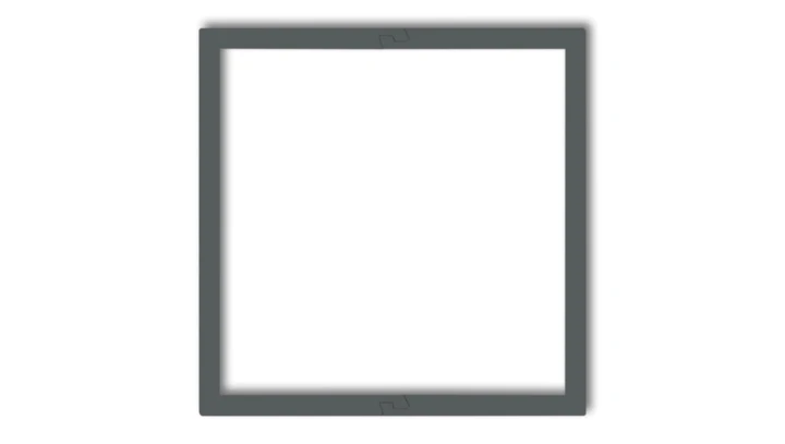 Ramka wypełniająca pojedyncza serii DECO grafitowy mat 28DRW-1