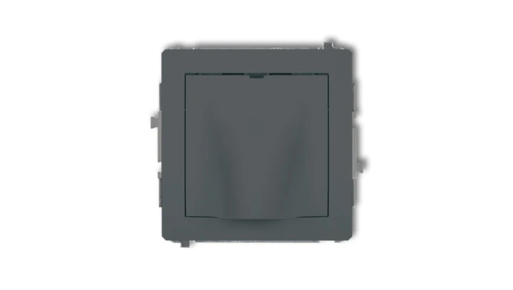 DECO Mechanizm wypustu kablowego grafitowy mat 28DWPK