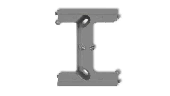 DECO Moduł rozszerzający puszkę natynkową pojedynczą, składaną do ramek wielokrotnych DECO szary mat 27DPU-2