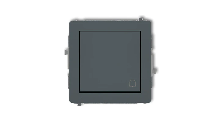 DECO Przycisk /dzwonek/ grafitowy mat 28DWP-4