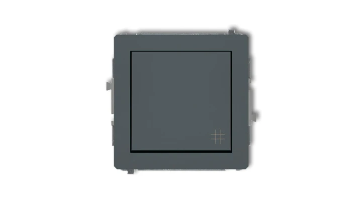 DECO Łącznik krzyżowy grafitowy mat 28DWP-6