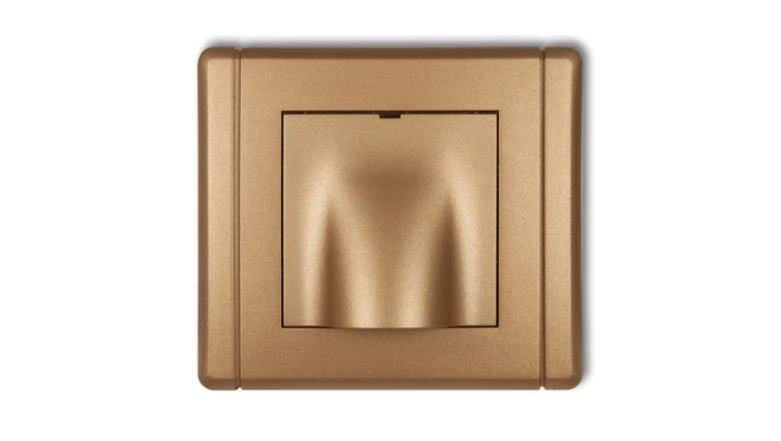 FLEXI Wypust kablowy złoty metalik 8FWPK