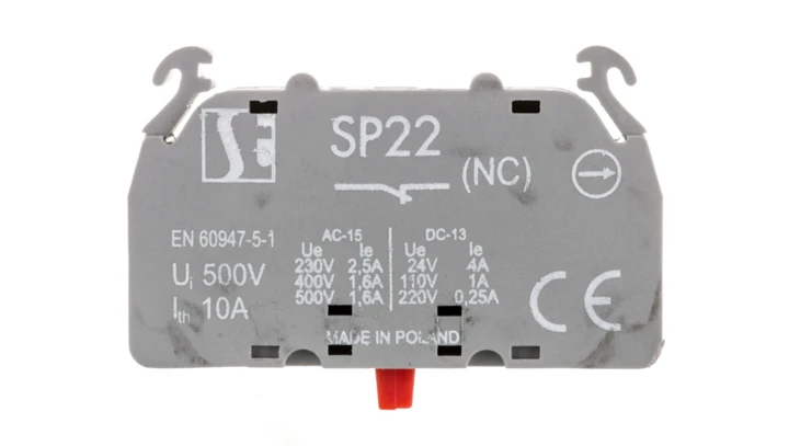 Łącznik na szynę i do kaset SP2201-2-SZ