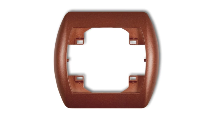 TREND Ramka pozioma pojedyncza brązowy metalik 9RH-1