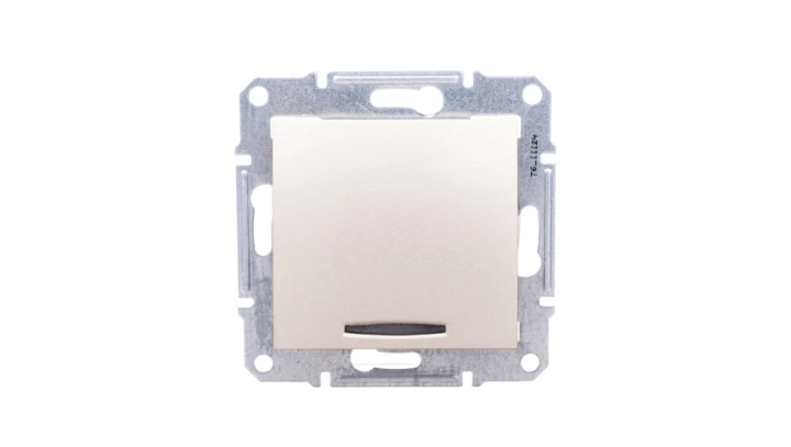 Sedna Przycisk schodowy z podświetleniem 10AX IP20 satyna SDN1520168