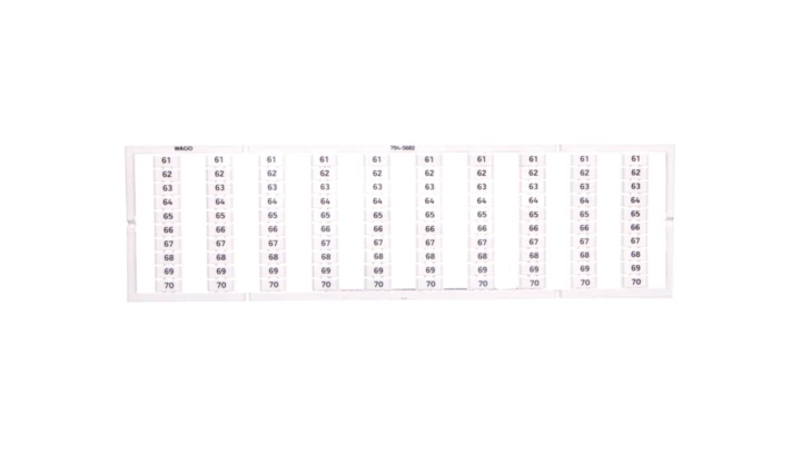 Oznaczniki WMB 10x 61-70 794-5602 /5szt./