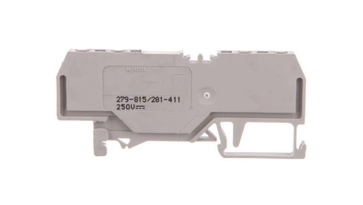 Złączka szynowa 4-przewodowa diodowa 1,5mm2 szara 279-815/281-411 /100szt./