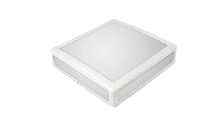 Oprawa oświetleniowa ERIS E27 biały pierścień, klosz mleczny D.31100M